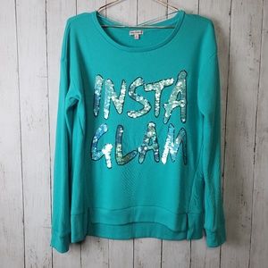Juicy Couture "Insta Glam" sweater, M